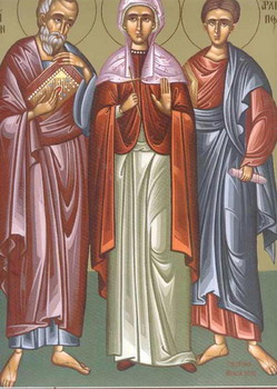 Свети апостоли Филимон, Архип и Апфија