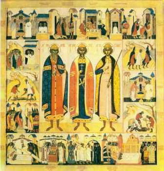 Свети мученици Антоније, Јован и Евстатије