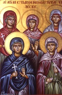 Светих пет девојака мученица