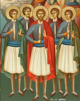 Светих пет новомученика Георгија, Мауила, Теодора, Георгија и Михаила
