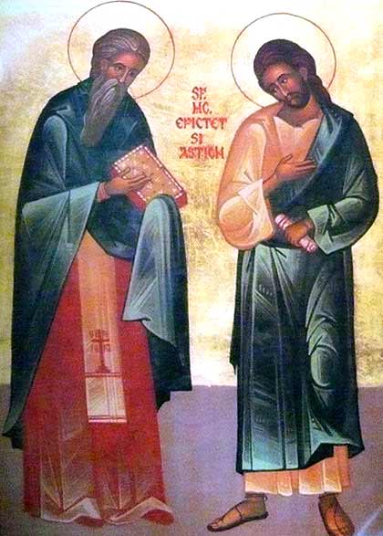 Свети преподобни мученици Епиктет и Астион