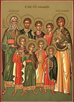 Седам Макавеја, Соломонија, матер њихова и Елеазар, свештеник