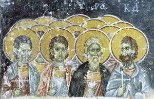 Свети мученици Тимотеј, Агапије и Текла
