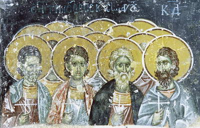 Свети мученици Тимотеј, Агапије и Текла