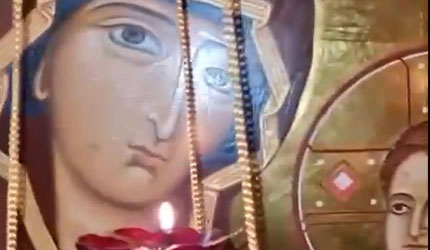 Чудо у Иверском скиту: иконa Богородице крвоточи